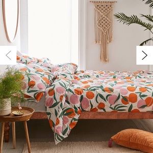 Urban Outfitters Peaches Duvet Set